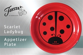 Fiesta Ladybug Appetizer Plate