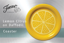Lemon Citrus Coasters on Daffodil