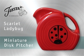 Fiesta Ladybug Mini Disk Pitcher