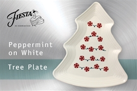 Fiesta Peppermint Tree Shaped Plate