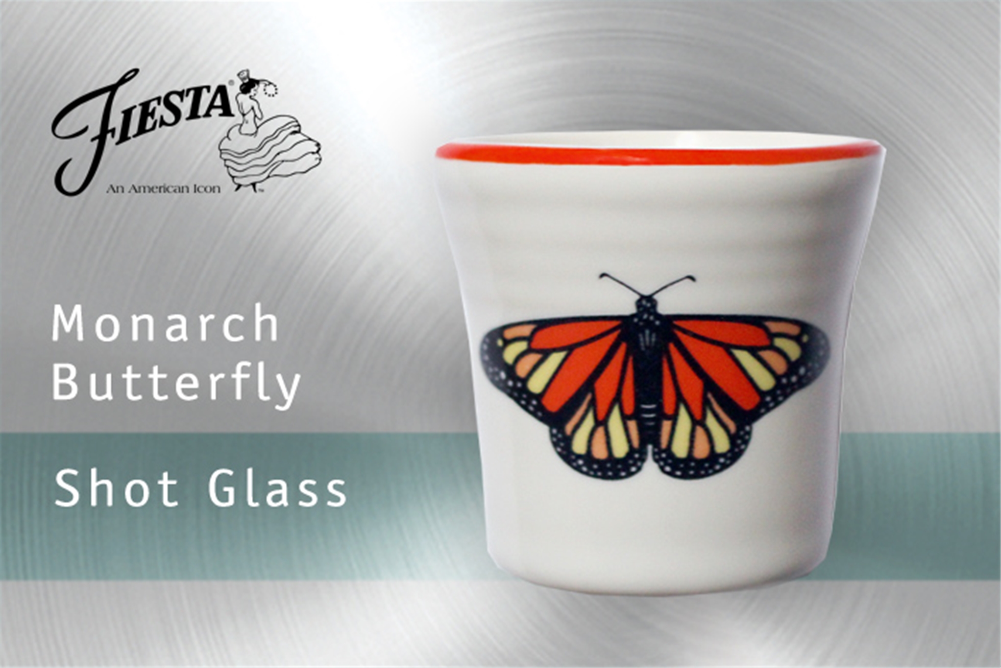 Fiesta Monarch Butterfly Shot Glass